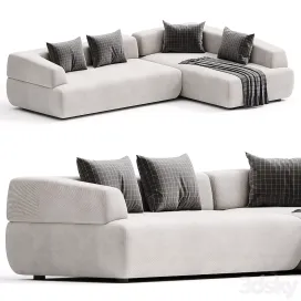 ITALO Sofa with Chaise Longue By Minimomassimo